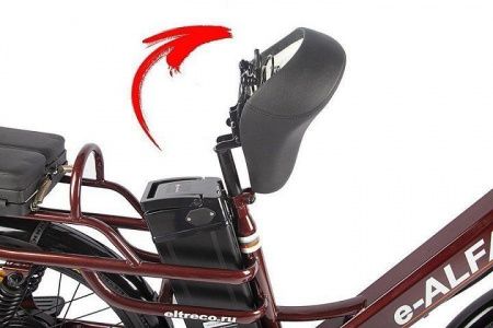 Велогибрид GREEN CITY e-ALFA LUX серебристый