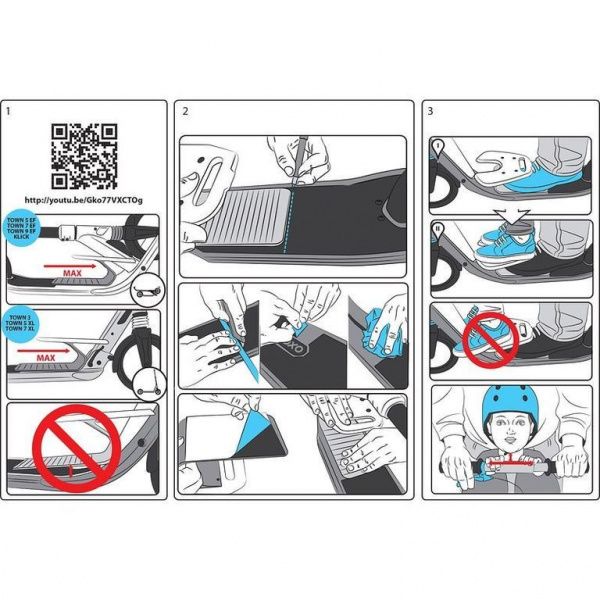 Платформа для ребенка на электросамокат (детская подставка для ребенка на самокат)