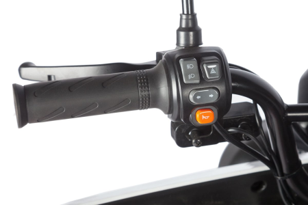 Электротрицикл Wanshida DOUHAO 60V 800Вт черно-бело-красный